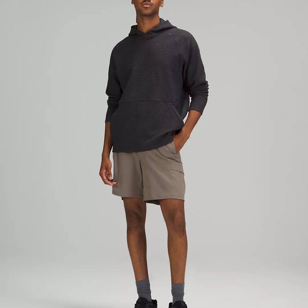 Lululemon At Ease Hoodie Charcoal Size L